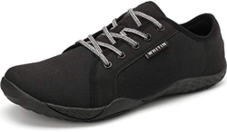 WHITIN Lona Zapatilla Minimalista de Barefoot Trail Running para Mujer Zapato Descalzo Correr Deportivas Fitness Gimnasio Calzado Asfalto Negro 37 EU precio