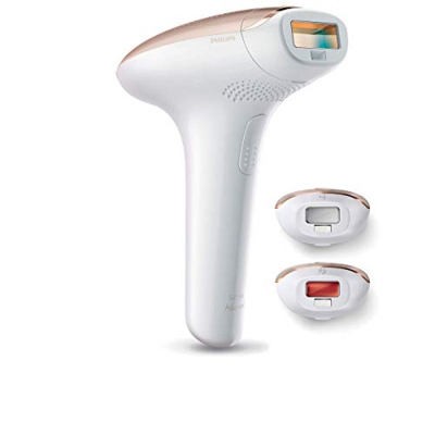 Philips Lumea Advanced SC1999/00 - Depiladora Luz Pulsada, para la Depilación Permanente del Vello Visible en Casa con sensor de tono de piel y 3 Cabe