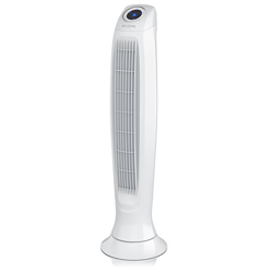 Brandson - Ventilador de torre con mando a distancia - 60W - 3 niveles de temperatura LO MED HI - Temporizador - 3 modos de funcionamiento - Oscilació en oferta