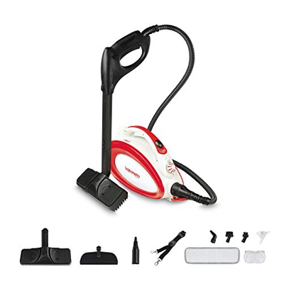 Polti Vaporetto Handy 20 limpiador a vapor, 3.5 bar con bandolera, 10 accesorios, 1500 W, Acero Inoxidable