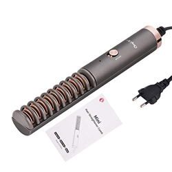 Plancha de Pelo Barba,2 en 1 Mini Cepillo de Alisado Eléctrico,Termostático Cepillo/Peine Barba - Adecuado Para Cabello/Barbas - Para Hombres/Mujeres características