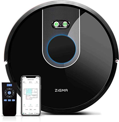 Zigma Robot Aspirador, Navegación Láser, Fregasuelos 4 en 1, Barre, Aspira, Friega y Pasa la Mopa, App Control, Alexa y Google Assistant, para Suelos  características