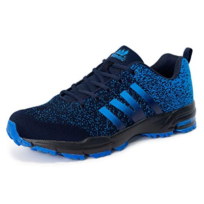 LEKANN 205 - Zapatillas deportivas para hombre, tallas grandes, talla 41-50 EU, color Azul, talla 48 EU