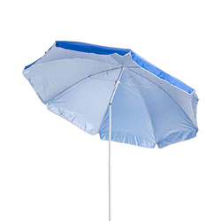 LOLAhome Sombrilla Playa Parasol Acero de Ø 160 cm (Azul) características