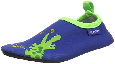 Playshoes Unisex Kinder Krokodil Laufschuh, Marine 11