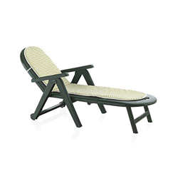 Shaf 42609 Garden  - Tumbona Plegable, Verde, 56 x 189 x 69 cm características