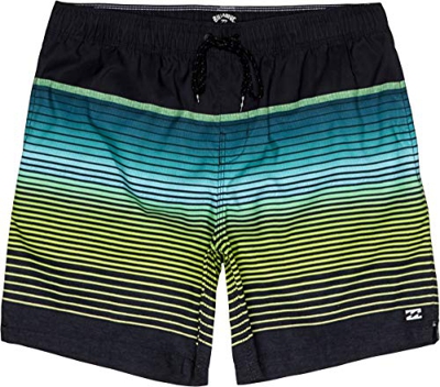 BILLABONG All Day Stripe LB Shorts, Hombre, Black, S