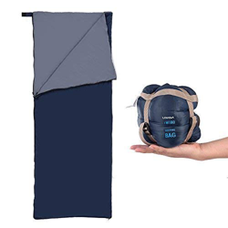 Lixada Saco de Dormir Ultraligero Compresible Multifuncional Saco de Dormir Rectangular 190 * 75cm 680g en oferta