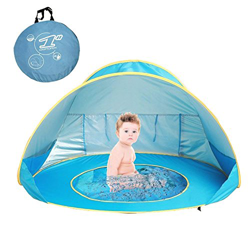 MOONBROOK Baby Beach Tienda portátil Ligero Pop-up Piscina protección UV Exterior Sun Shelter para bebé en oferta