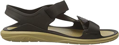 Crocs Swiftwater Molded Expedition Sandal, Sandalias de Punta Descubierta para Hombre, Marrón (Espresso/Tan 2i1), 42/43 EU
