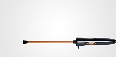 Perfect Beauty Rizador de pelo COILY CURL profesional con barril rectangular extra delgado, color dorado | Rizos más pequeños, cerrados y definidos | 