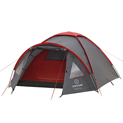 JUSTCAMP Scott 3 Tienda de Campaña 3 Personas (300 x 200 x 120 cm)