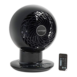 Iris Ohyama, ventilador silencioso, oscilante y ultra potente con control remoto - Woozoo - PCF-SC15T, negro, 38 W, 30 m² características