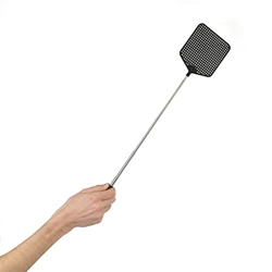 Balvi Matamoscas Zooom Color Negro Extensible hasta 73,5cm Plástico PVC características