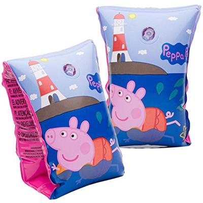 GIM Manguitos hinchables Peppa Playa Manguitos Salvavidas Playa, Piscina 25 x 15 cm ( 3-6 años )