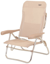 Crespo AL/223-M-34 - Silla-Cama Playa 6 pos.Dural.(Multifibra), Color Beige en oferta