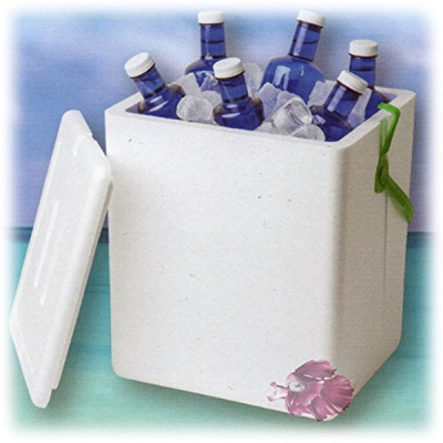 Nevera de Poliestireno, 31,30 litros de capacidad.Peso. 430 gramos. Ligera, eficiente y resistente. Medidas exteriores: 38x31x44 cms. aprox..