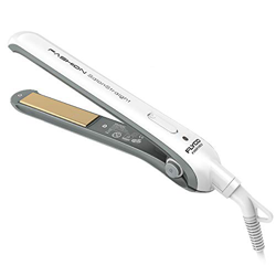 Plancha de Pelo, FLYCO Plancha de Pelo profesional, Alisador y Rizador 2 en 1, con Placa Flotante 3D de Cerámica, Calentado en 15s, Doble Voltaje, Ade en oferta