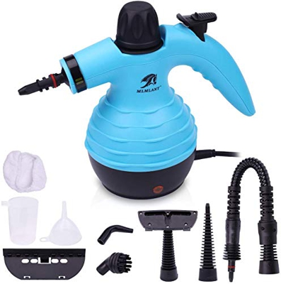 MLMLANT Multiuso Purificador Limpiador de vapor para la eliminación de manchas, alfombras, cortinas, control de errores de cama, asientos de coche (De