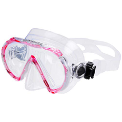 AQUAZON Beach Junior Medium Gafas de esnórquel, Gafas de Buceo, Gafas de natación, máscara de Buceo para niños, jóvenes de 7 a 14 años, Vidrio Templad características