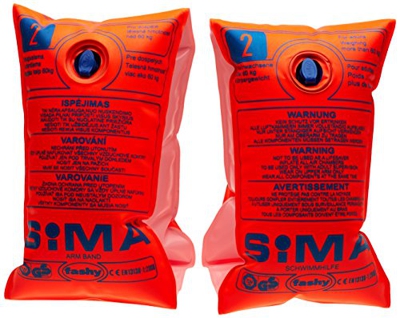 Sima - Manguitos (hasta 60 kg) Multicolor Naranja Talla:über 60 kg
