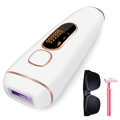Depiladora Luz Pulsada IPL, Nivlan Depilación permanente, 990,000 Pulsaciones IPL Depiladora Laser para Cuerpo, Cara, Piernas y Zonas Precisión, 2 Mod