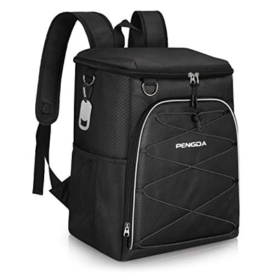 Mochila Nevera Mochila Térmica Mochila Isotermica de Almuerzo Nevera Portatil para Alimentos Frutas Grande con Correa Ajustable Bolso para Picnics, Fi