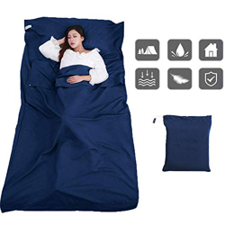 ALISTAR Saco de Dormir para Acampar, Bolsa de Dormir Microfibra 220 x 115 cm Sábanas Interiores Ultraligeros Transpirable, Ideal para Exterior de Trav en oferta