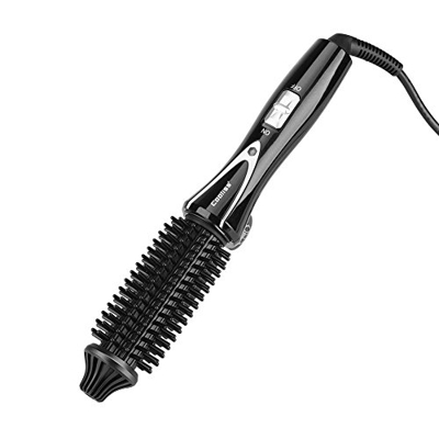 Planchas Rizadoras Profesional - Cerámica Turmalina Plegable Anión Cepillo de Pelo Rizador, 200 ℃ Cerámica Rizador Plegable Tenacillas Apto para Todo 