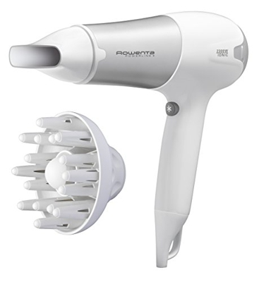 Rowenta  CV5090F0 Powerline Plus - Secador de 2300 W potente, función Ionic, boquilla concentradora de aire y difusor, 2 velocidades y 3 temperaturas,