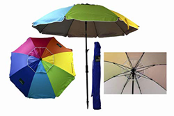 Sombrilla Crevicosta - Sombrilla con espiral, aluminio reforzado, diseño Orgullo, 200 cm de diámetro de parasol en oferta