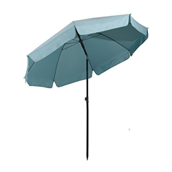 Sekey® sombrilla Parasol para terraza jardín Playa Piscina Patio diámetro 217 cm Protector Solar UV25+ Azul en oferta
