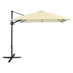 AKTIVE Garden 53895 Parasol excéntrico Roma, crema mástil aluminio características