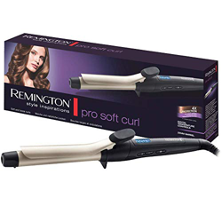 Remington Pro Soft Curl Ci6325 - Rizador de pelo, Pinza de 25 mm, Cerámica, Turmalina, Antiestático, Iónico, Negro en oferta