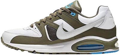 Nike Air MAX Command, Zapatillas de Running para Asfalto para Hombre, Multicolor (White/Pure Platinum/Medium Olive 109), 42.5 EU