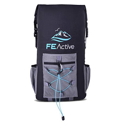 FE Active Mochila Refrigerante Camping Portátil - Aislamiento Térmico, Bolsa Nevera Impermeable Bolsa de Almuerzo Compacta para Picnic, Playa, Viajes,