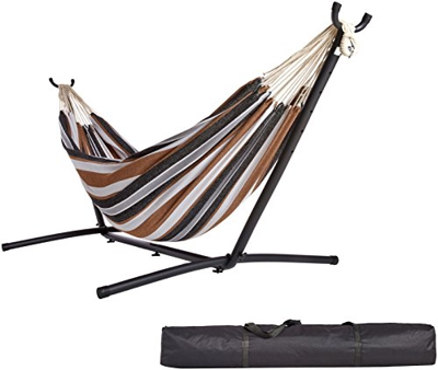 AmazonBasics - Hamaca de tela con soporte