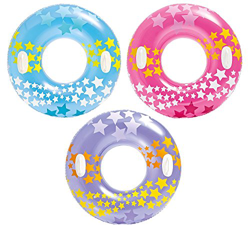 INTEX – Salvavidas con fantasía de Estrellas - con Asas - Medidas 91 cm características