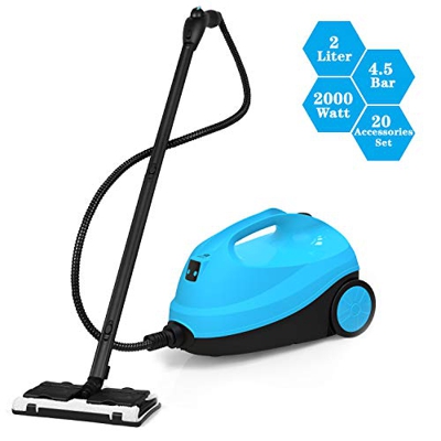 MLMLANT Limpiador a Vapor, trapeador a Vapor 2L Gran Capacidad, 2000W, 20 Accesorios Limpiador a Vapor multifunción