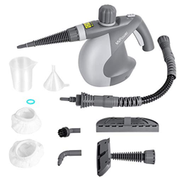 MVPower Limpiador de Vapor, Limpiador de Vapor Mano Multipropósito con 9 Accesorios Cerradura de Seguridad Tanque de Agua de 350 ml Limpiador de Vapor características