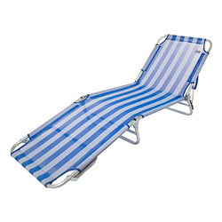Aktive 53957 Tumbona plegable multiposición aluminio Beach, 188 x 58 x 24 cm Azul características