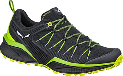 Salewa Ms Dropline, Zapatillas de Running para Asfalto para Hombre, Verde Fluor Green Fluor Yellow 5815, 43 EU