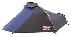 Coleman Cobra 2  Tienda de campaña de 2 plazas para trekking o senderismo, acampadas y festivales, compacta, cabe en una mochila, impermeable hasta 30 características