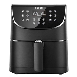 COSORI Freidora sin Aceite, Freidora Aire Caliente con 11 Programas, Función Mantener Caliente, Pantalla LED Táctil, Temperatura y Tiempo Ajustable, S en oferta