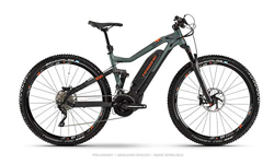 Haibike Sduro FullNine 8.0 - Bicicleta eléctrica (29'', talla XL), color negro, verde y naranja en oferta