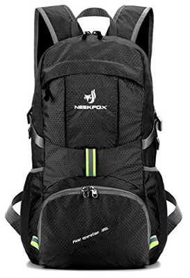 NEEKFOX Mochila Ligera y compacta para Viaje, Excursionismo o Uso Diario, Mochila para Acampar Plegable de 35 L, Mochila Deportiva Ultraligera para Ex