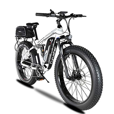 eléctrica Bicicleta para hombres Extrbici 750W 48V 26 pulgadas Bicicleta de montaña para adultos Nieve VTC Neumático grande Tres modos de conducción X