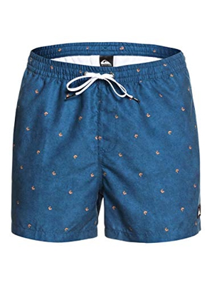 Quiksilver Offshore 15" - Short De Natación para Hombre Jam/Volley, Hombre, Majolica Blue, L