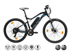 F.lli Schiano Braver Bicicleta eléctrica, Adultos Unisex, Negro-Azul, 27.5'' características
