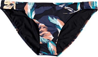 Roxy Printed Beach Classics Regular Bikini Bottom anthracite tropicoco